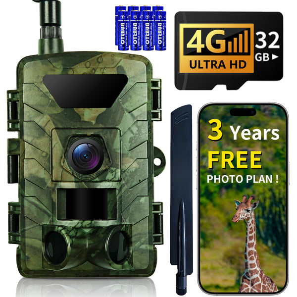 4G Cellular Trail Camera Subscription-Free hunting camera, game camera.